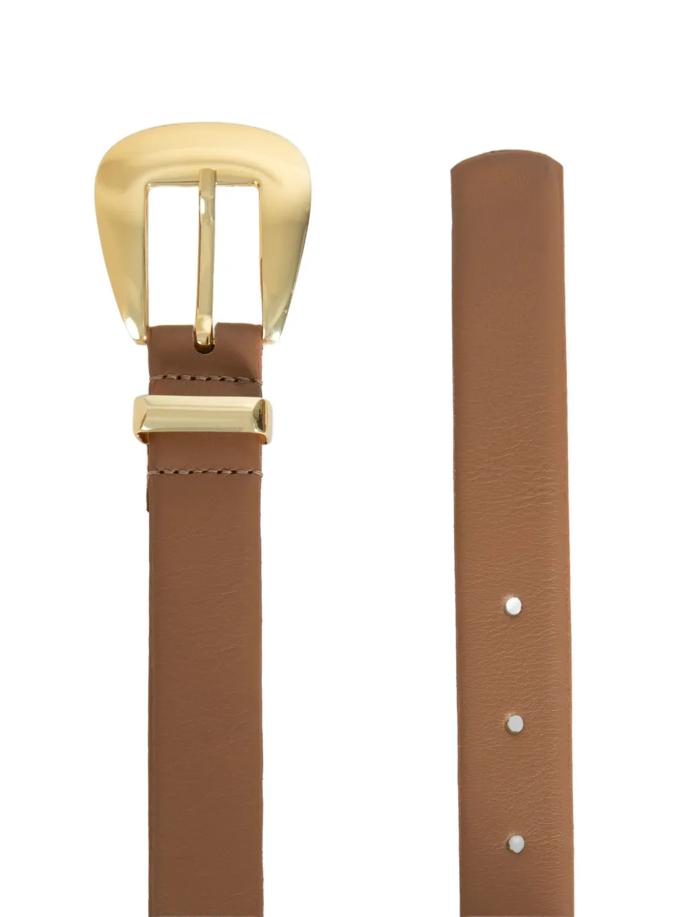 Isolda Montaria leather belt Bruin
