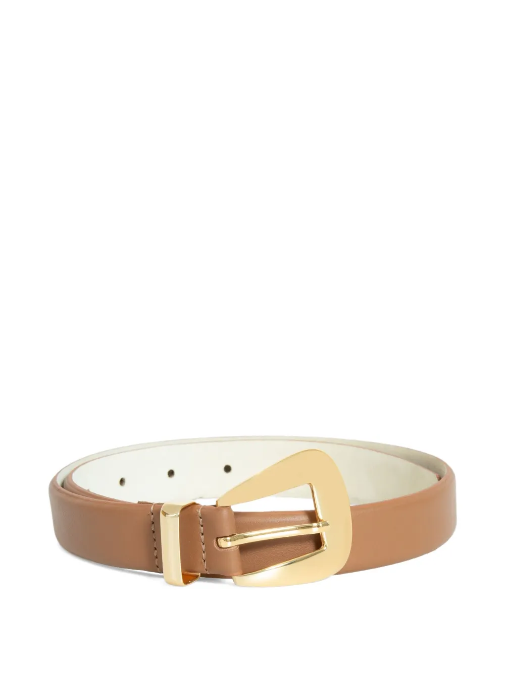 Isolda Montaria leather belt Bruin