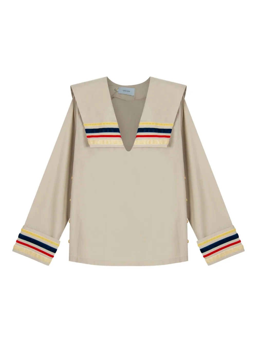 Canoa Costeira sailor-collar blouse