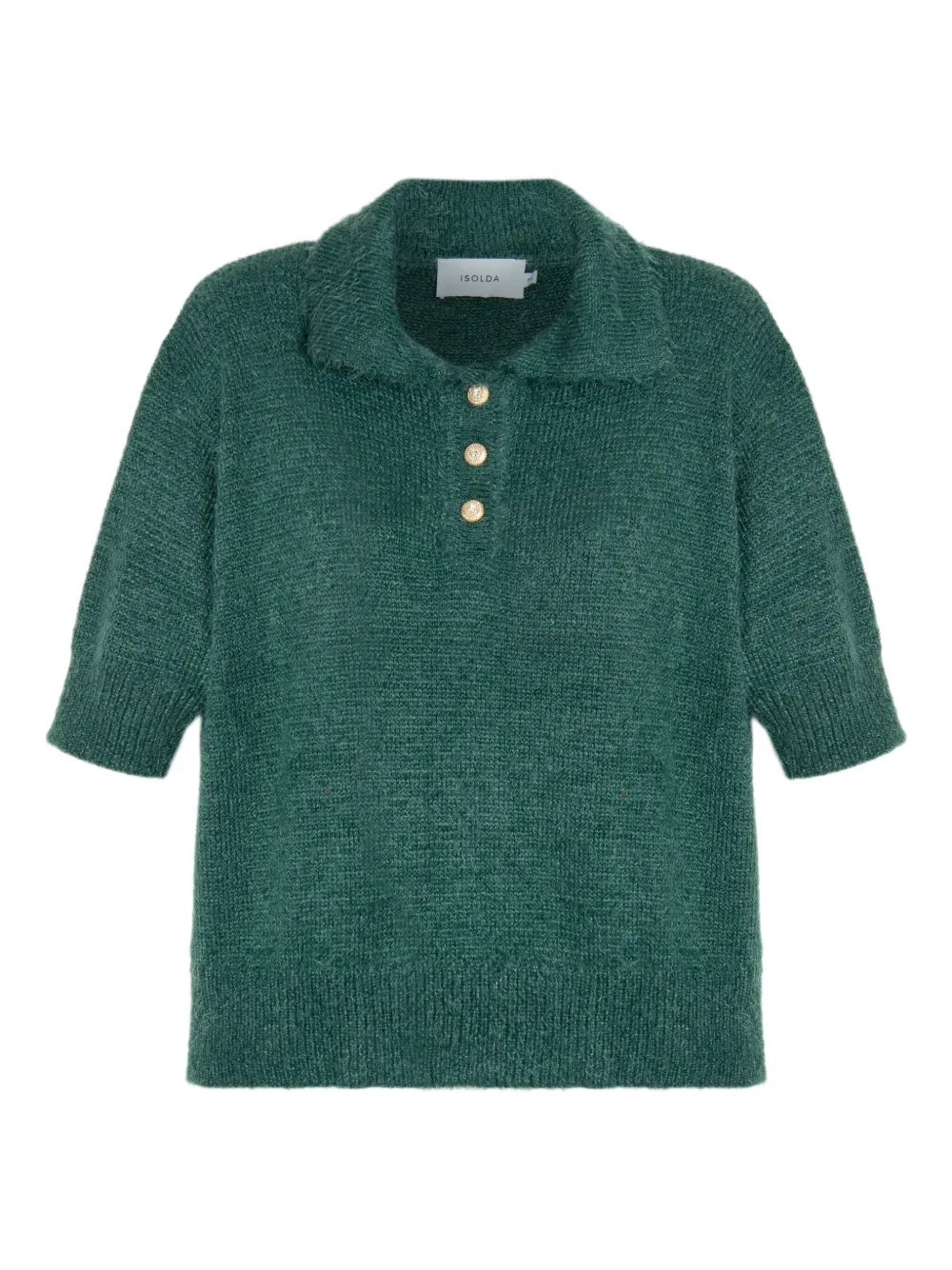 Isolda short-sleeve polo shirt Groen