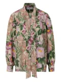 Chloé floral-print tie-neck blouse - Multicolour