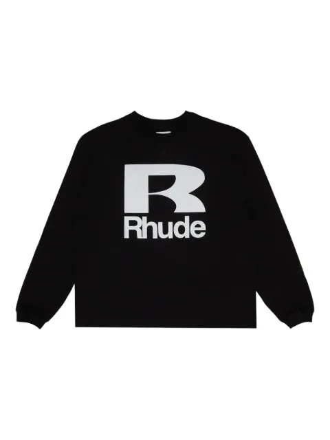 RHUDE logo-print sweater