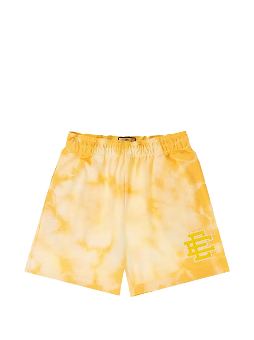 ERIC EMANUEL Shorts con fantasia tie dye - Giallo