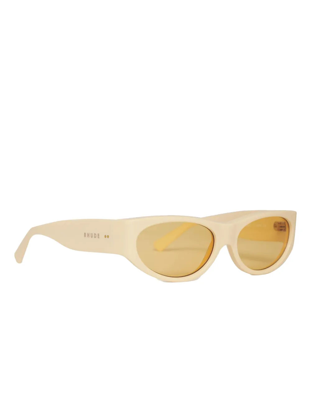 RHUDE Zonnebril met cat-eye montuur Wit