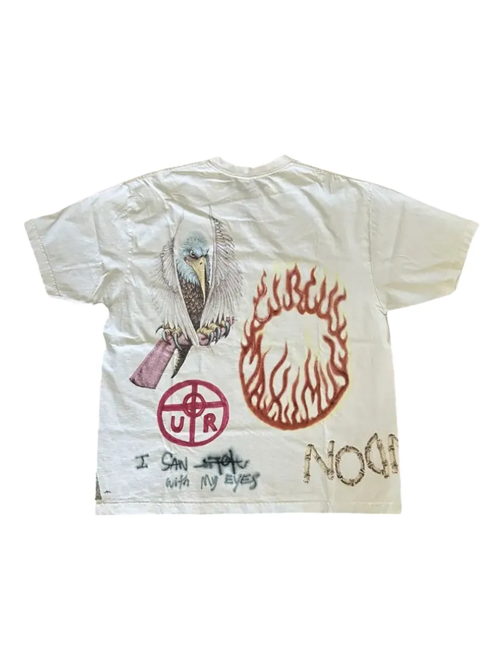 Travis Scott Stadium I Saw Utopia "Beige" T-shirt - Toni neutri