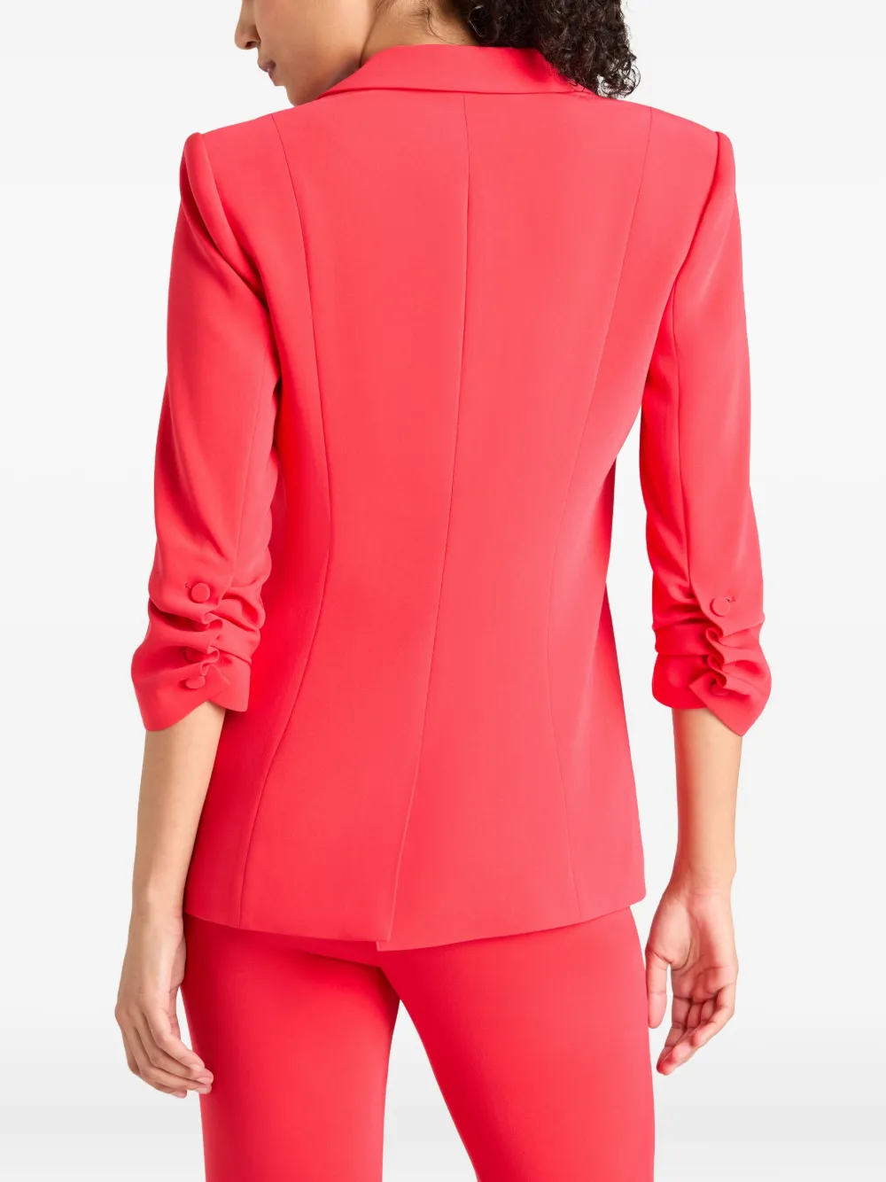 Cinq À Sept Khloe Three-quarter Sleeve Blazer In Pink