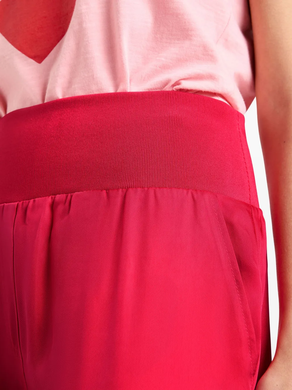 Cinq A Sept Trainingsbroek met elastische tailleband Rood