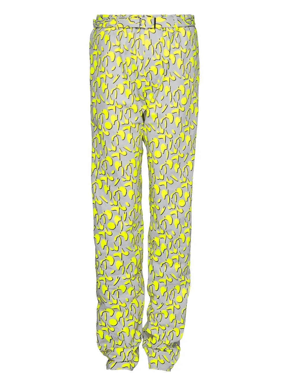 Jil Sander printed trousers Groen