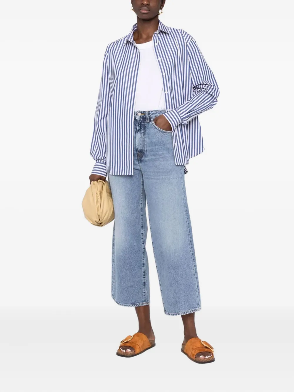 Totême Cotton Jeans In Blue