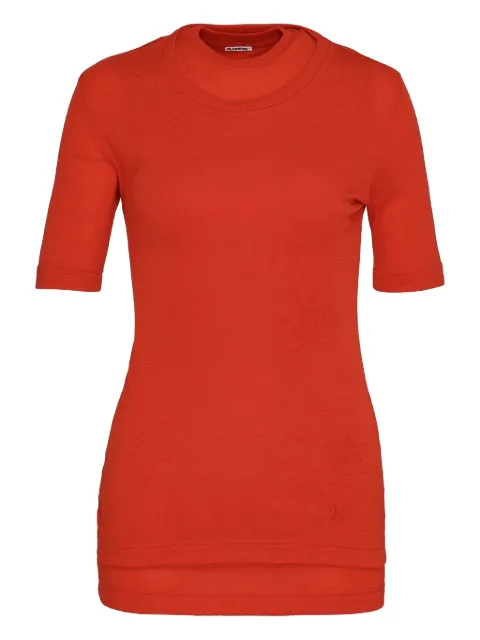 Jil Sander layered short-sleeve top