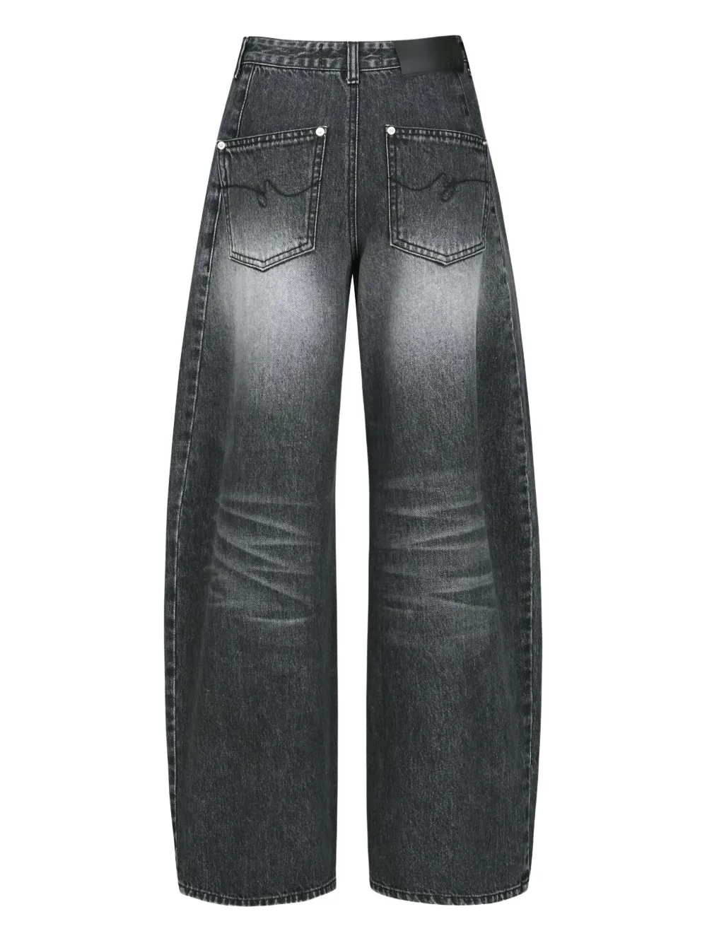 YCH High waist jeans - Zwart