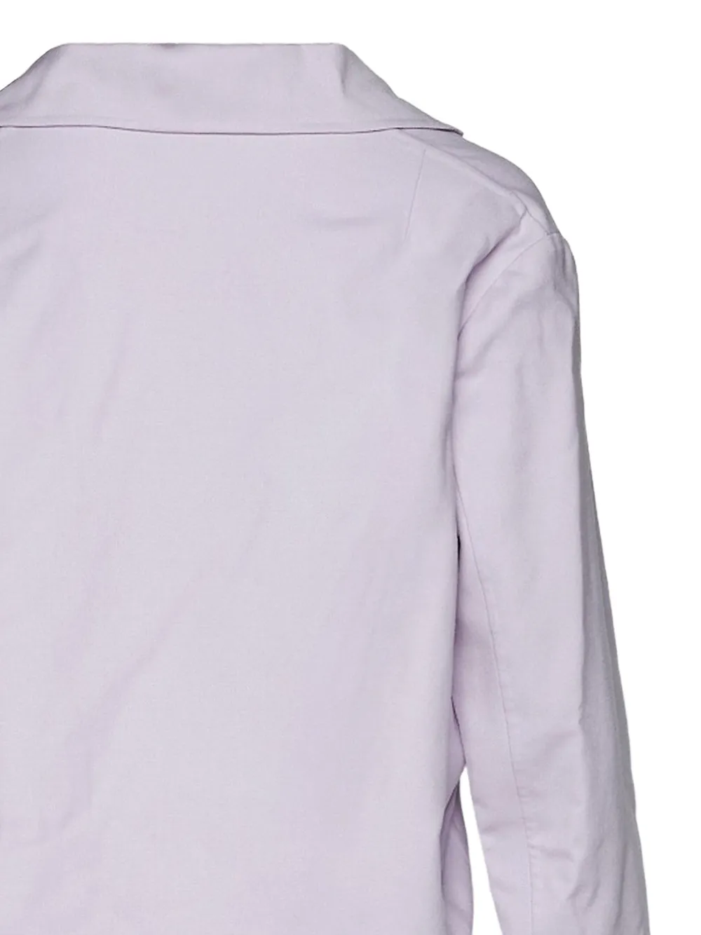 Jil Sander Jas met opgestikte zak en drie knopen Paars