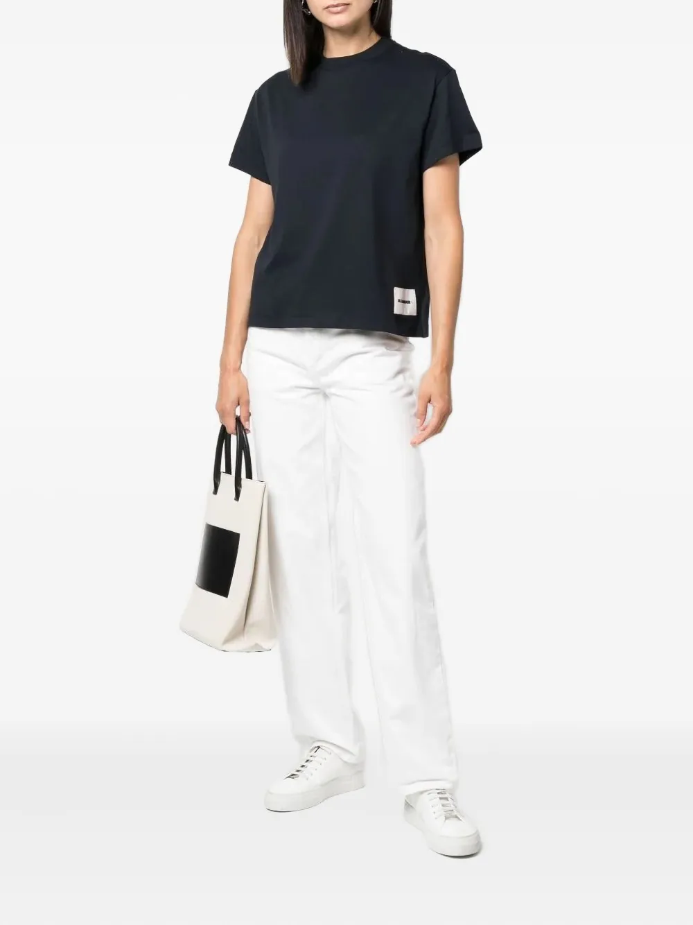 Jil Sander logo-detail T-shirt (pack of three) Blauw