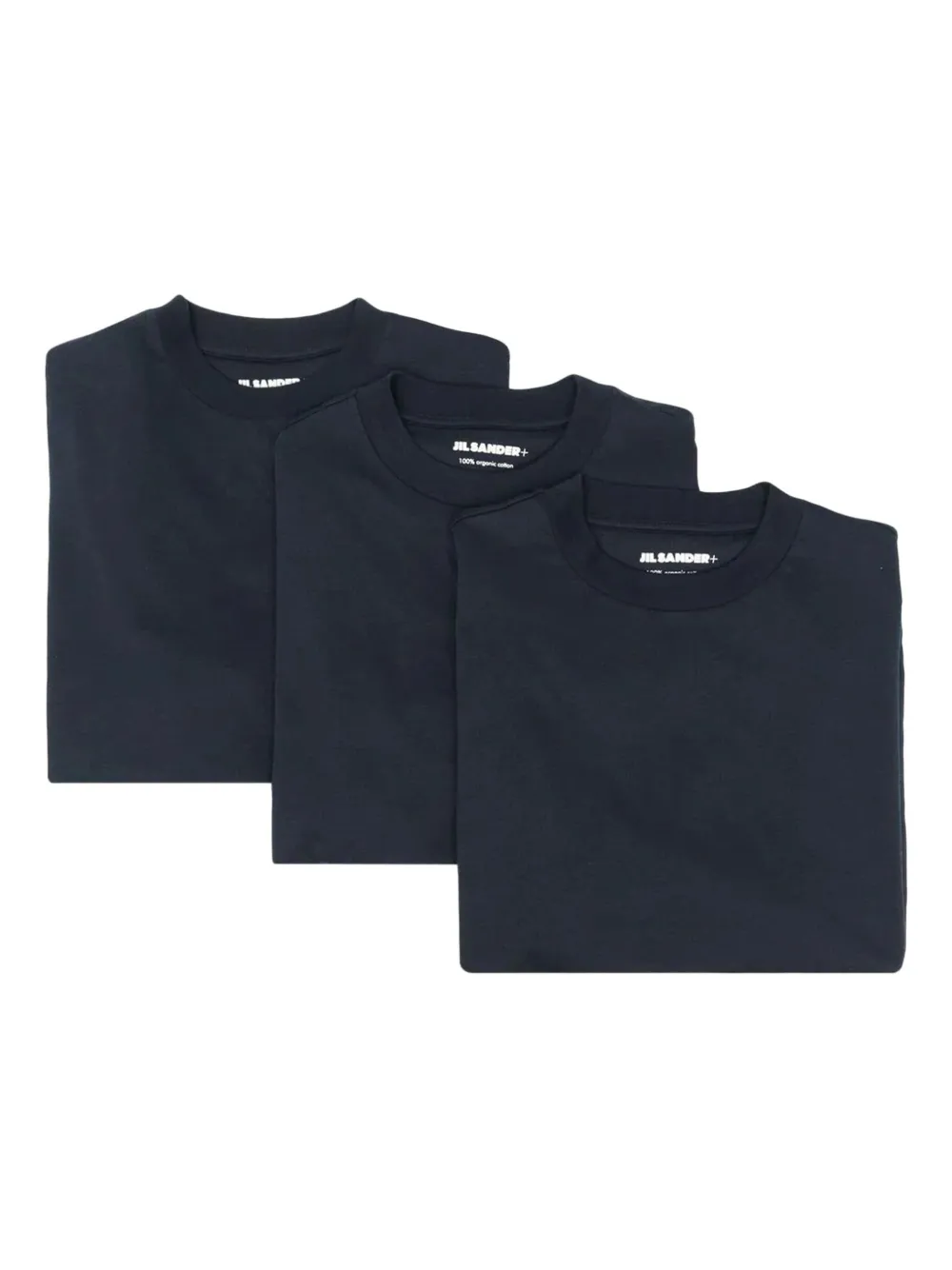 Jil Sander logo-detail T-shirt (pack of three) Blauw