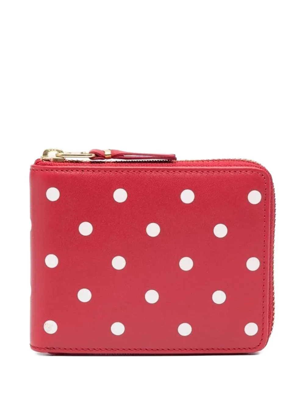 Comme Des Garçons Wallet polka-dot print wallet Rood