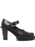 Comme Des Garçons buckle-strap pumps - Black