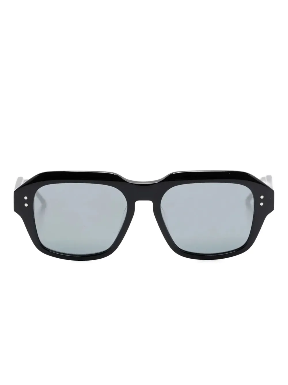 Thom Browne Eyewear rectangular-frame sunglasses Zwart