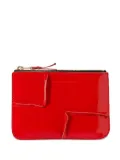Comme Des Garçons Wallet Reversed-hem pouch - Red