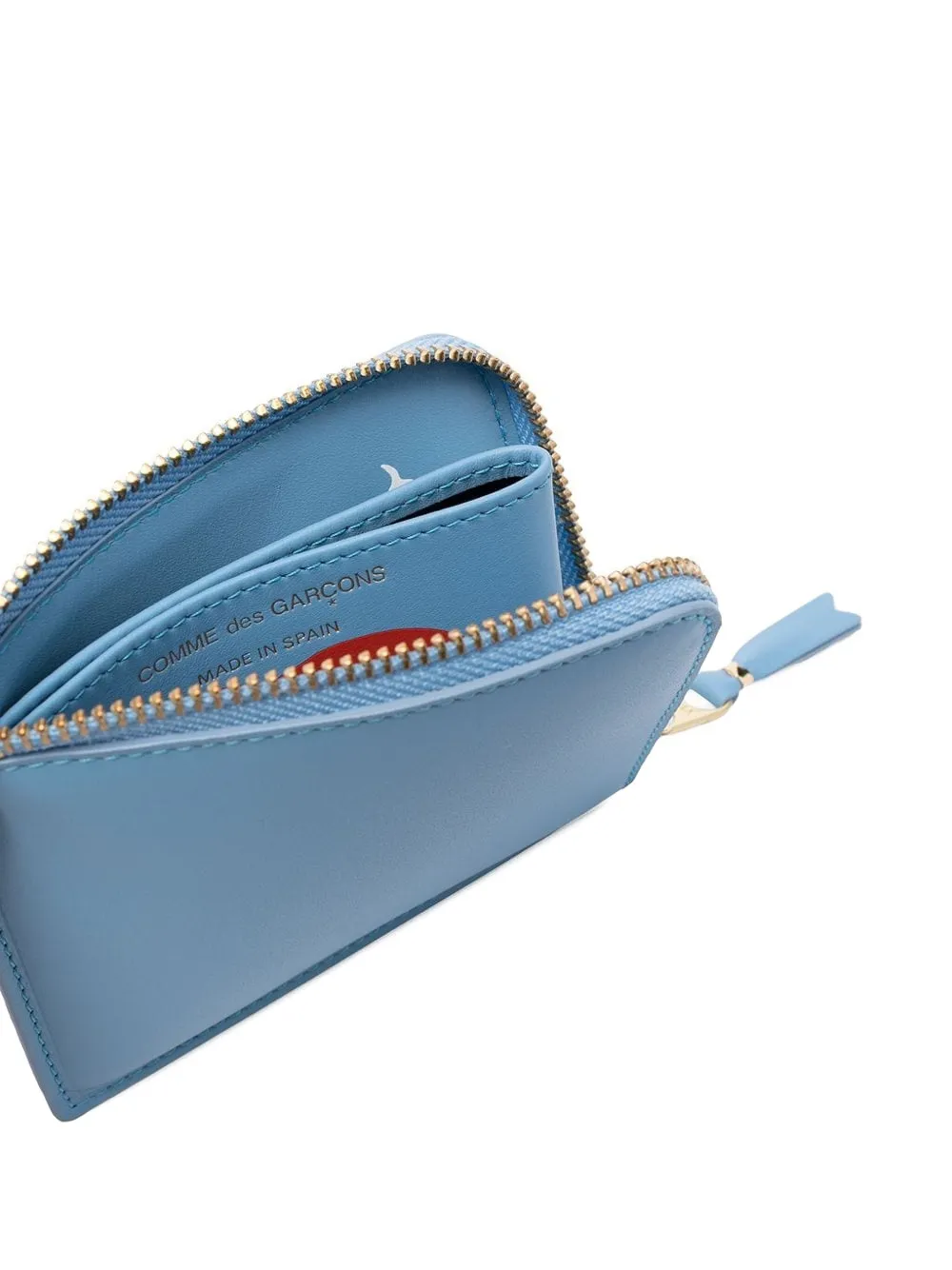 Comme Des Garçons Wallet printed wallet Blauw