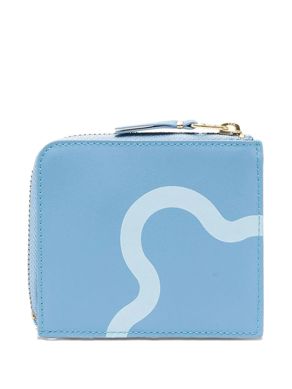 Comme Des Garçons Wallet printed wallet Blauw
