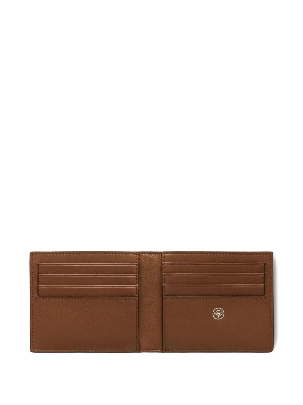 Mulberry Classic Grain 8-kaart portemonnee Bruin