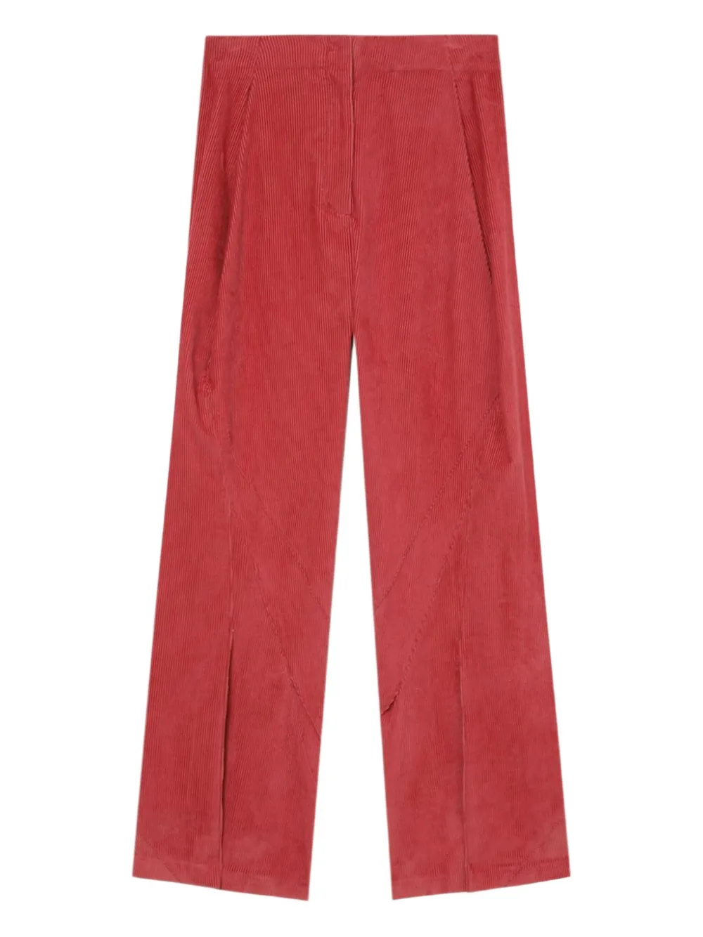 Kiko Kostadinov corduroy trousers - レッド Kiko Kostadinov corduroy trousers - レッド