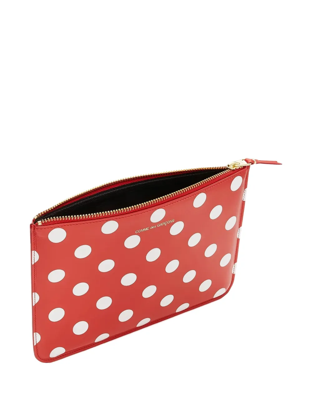 Comme Des Garçons Wallet Portemonnee met stippen Rood
