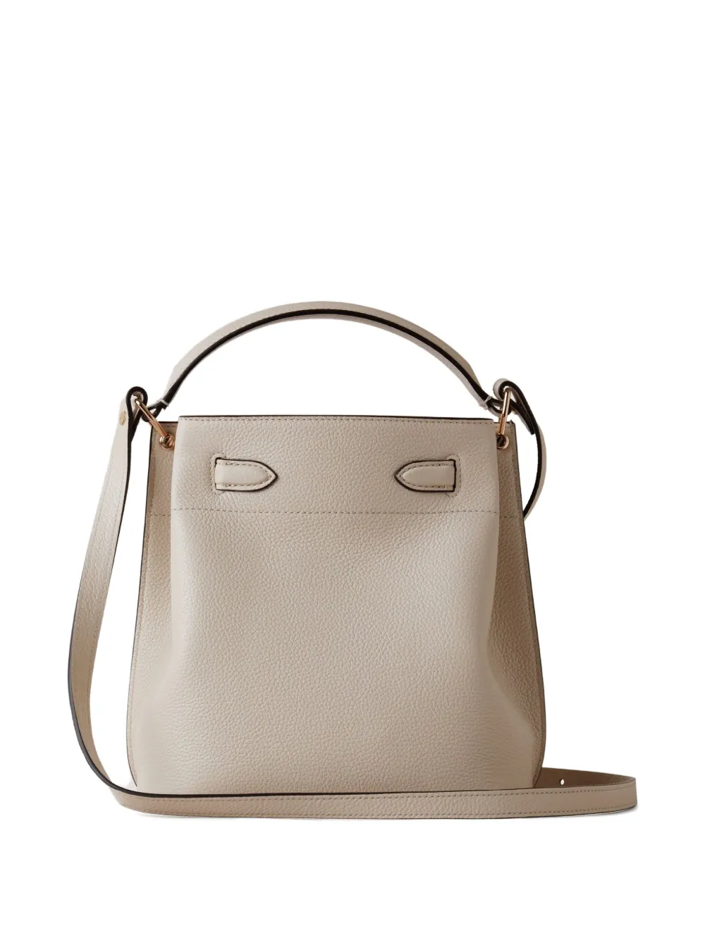 Mulberry Islington Clasp-fastening Bucket Bag In Neutral