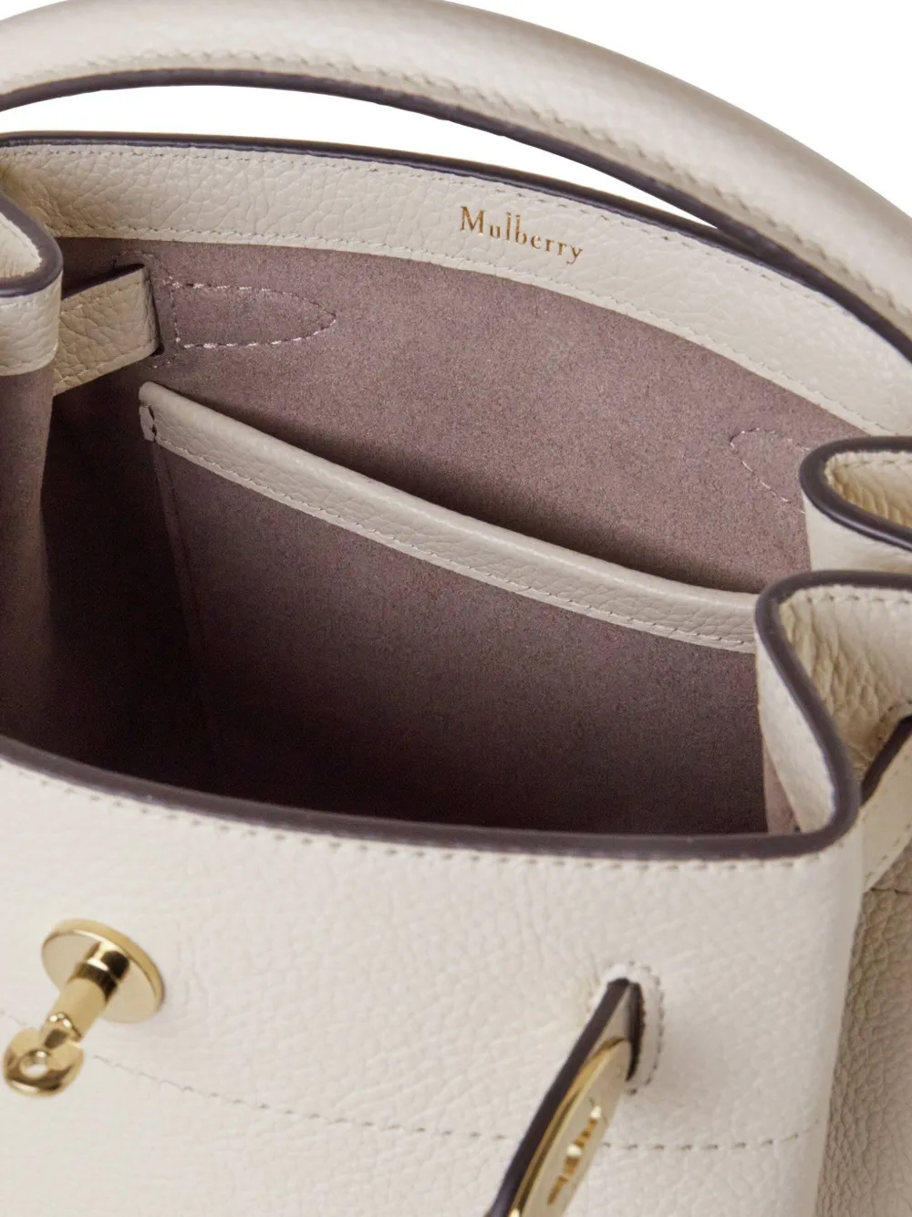 Islington Clasp-Fastening Bucket Bag