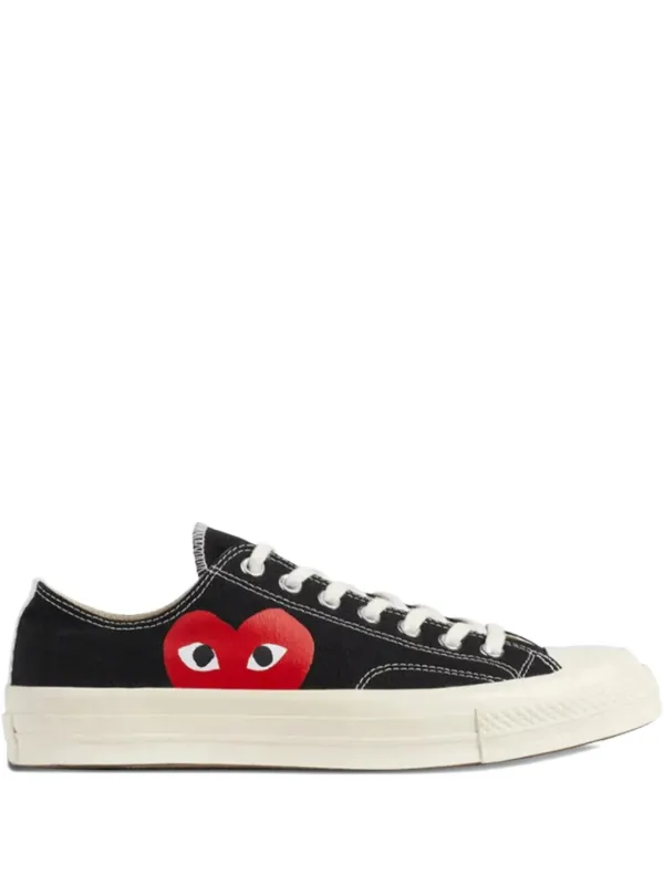 Comme Des Garçons Play x Converse Big Heart Chuck 70 Sneakers Black  FARFETCH PH