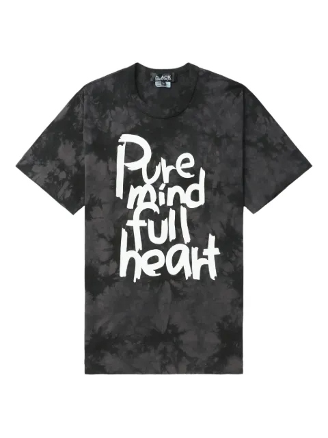Black Comme Des Garçons x Filip Pagowski tie-dye print t-shirt
