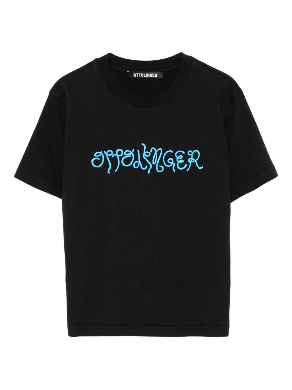 Puffy logo-embroidered t-shirt