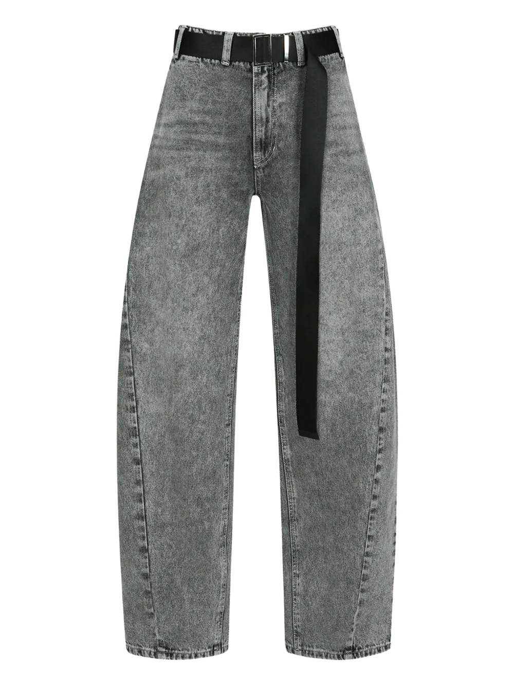 YCH belted jeans | Grey | Image 1