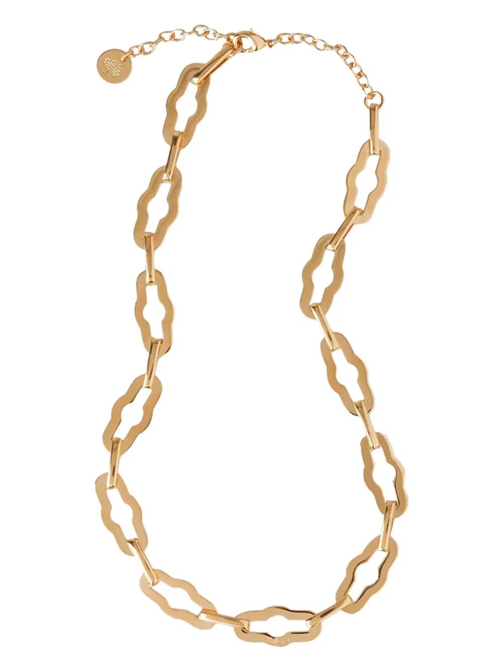 Mulberry Pimlico Cloud-shaped Chain Necklace In Gold