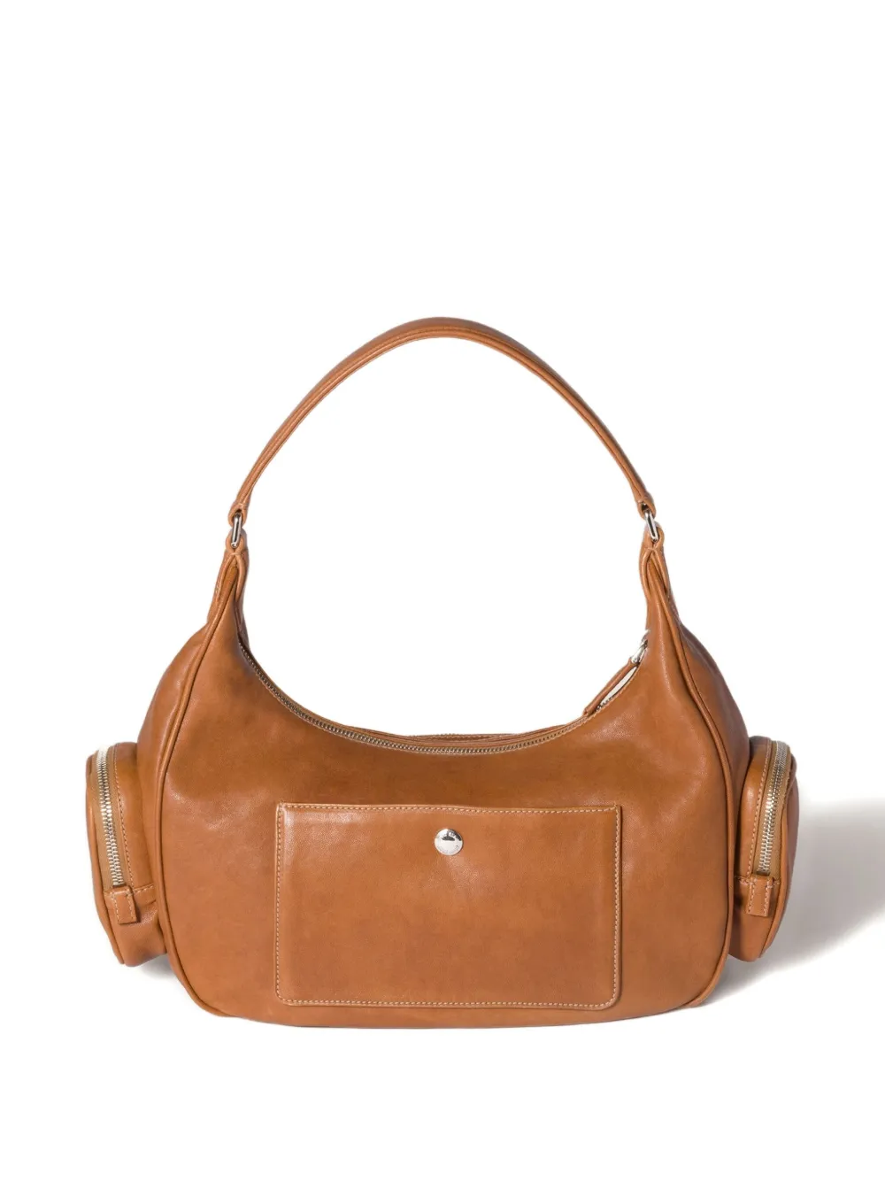 Miu Pocket shoulder bag Bruin