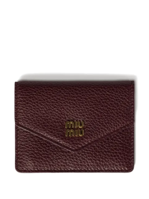 Miu Miu leather card holder