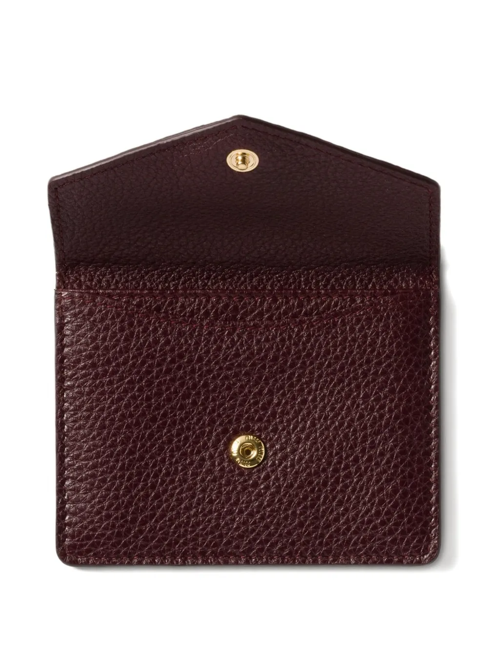 Miu leather card holder Bruin