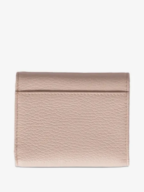 Miu Miu logo标牌皮质钱包