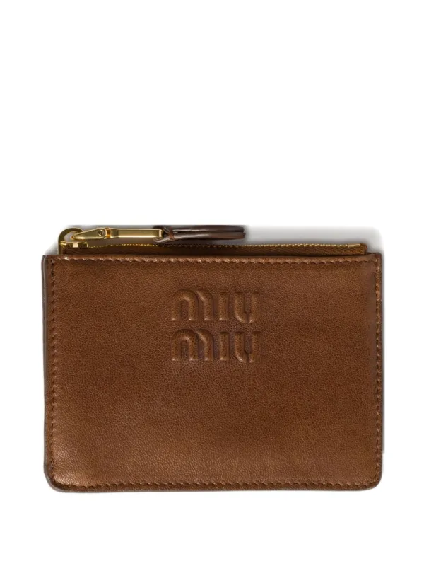 miu miu ショルダー財布、カードケース miu MIUMIU ミュウミュウ カードホルダー 5MC016 N88 レディース
