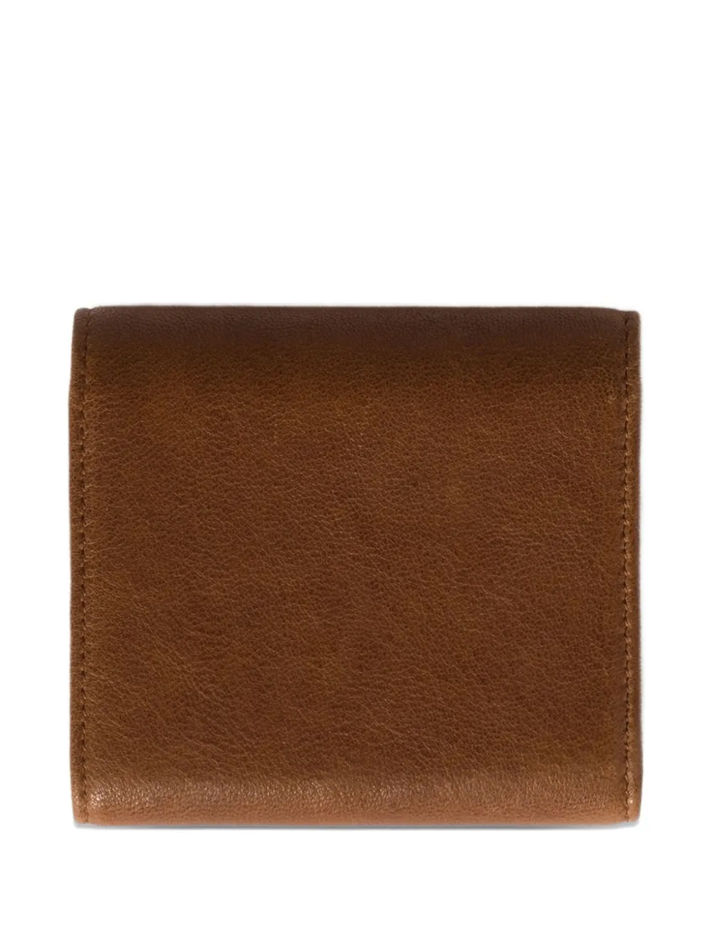 Miu logo-embossed leather wallet Bruin