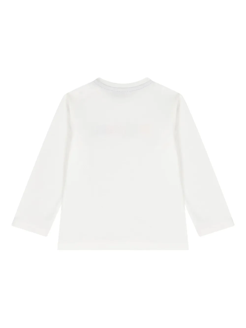 Missoni Kids Top met geborduurd logo en lange mouwen Wit