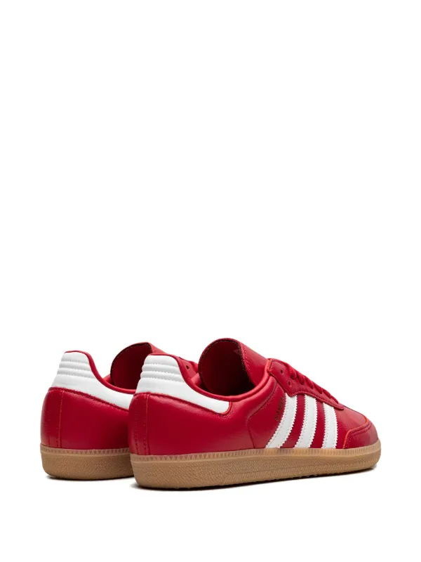 adidas gazelle silver green womens adidas Originals Samba Long Tongue - Women's - Better Scarlet/Silver Metallic