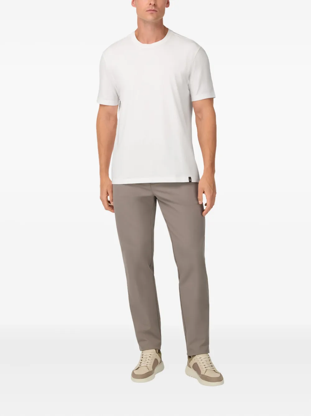 Boggi Milano T-shirt met logo - Wit