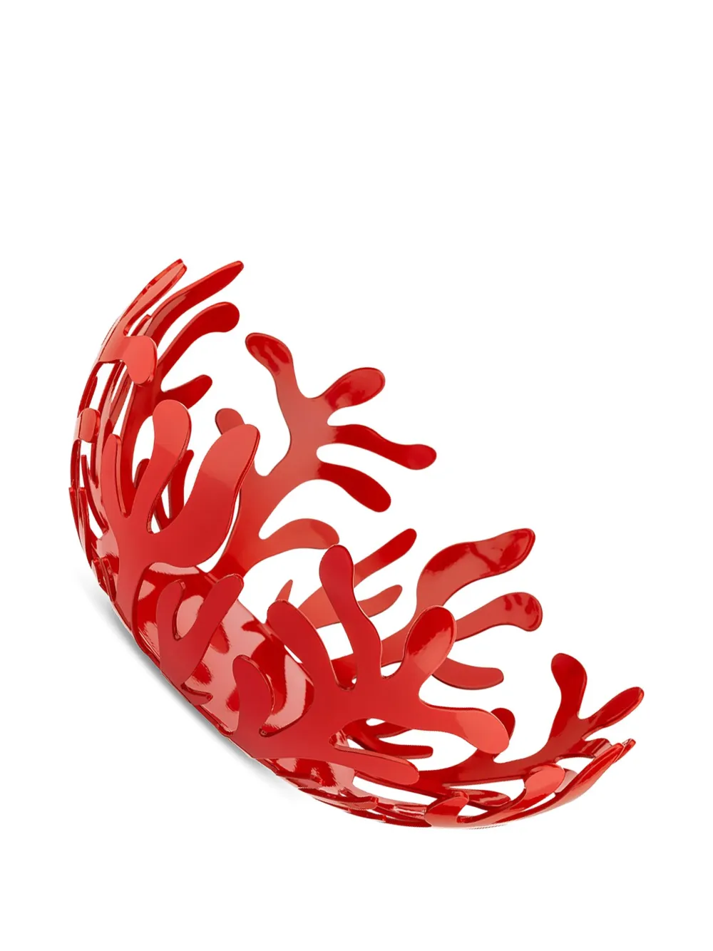 Alessi Coral-shaped Bowl In Red