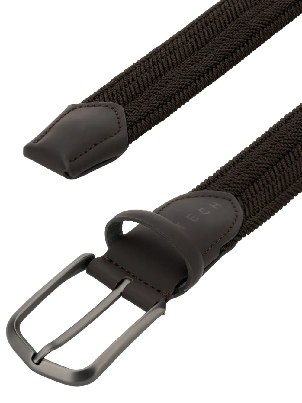 Boggi Milano Riem met visgraatpatroon - Bruin