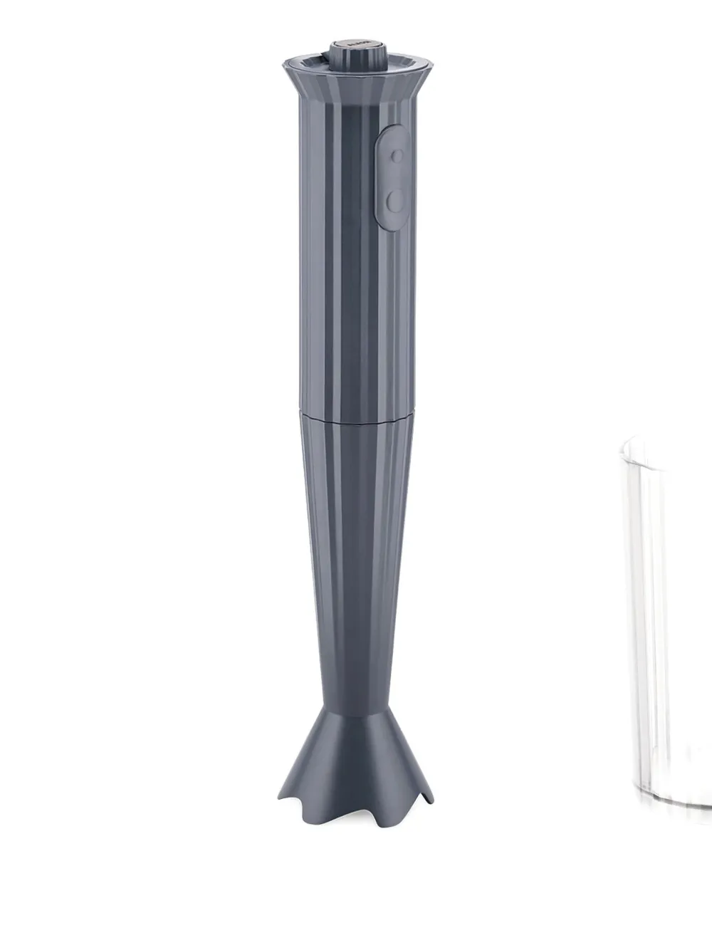 Alessi Ribbed Immersion Blender In Gray