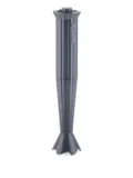 Alessi ribbed immersion blender - Grey