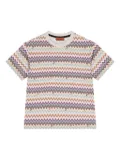 Missoni Kids zigzag-pattern T-shirt - White
