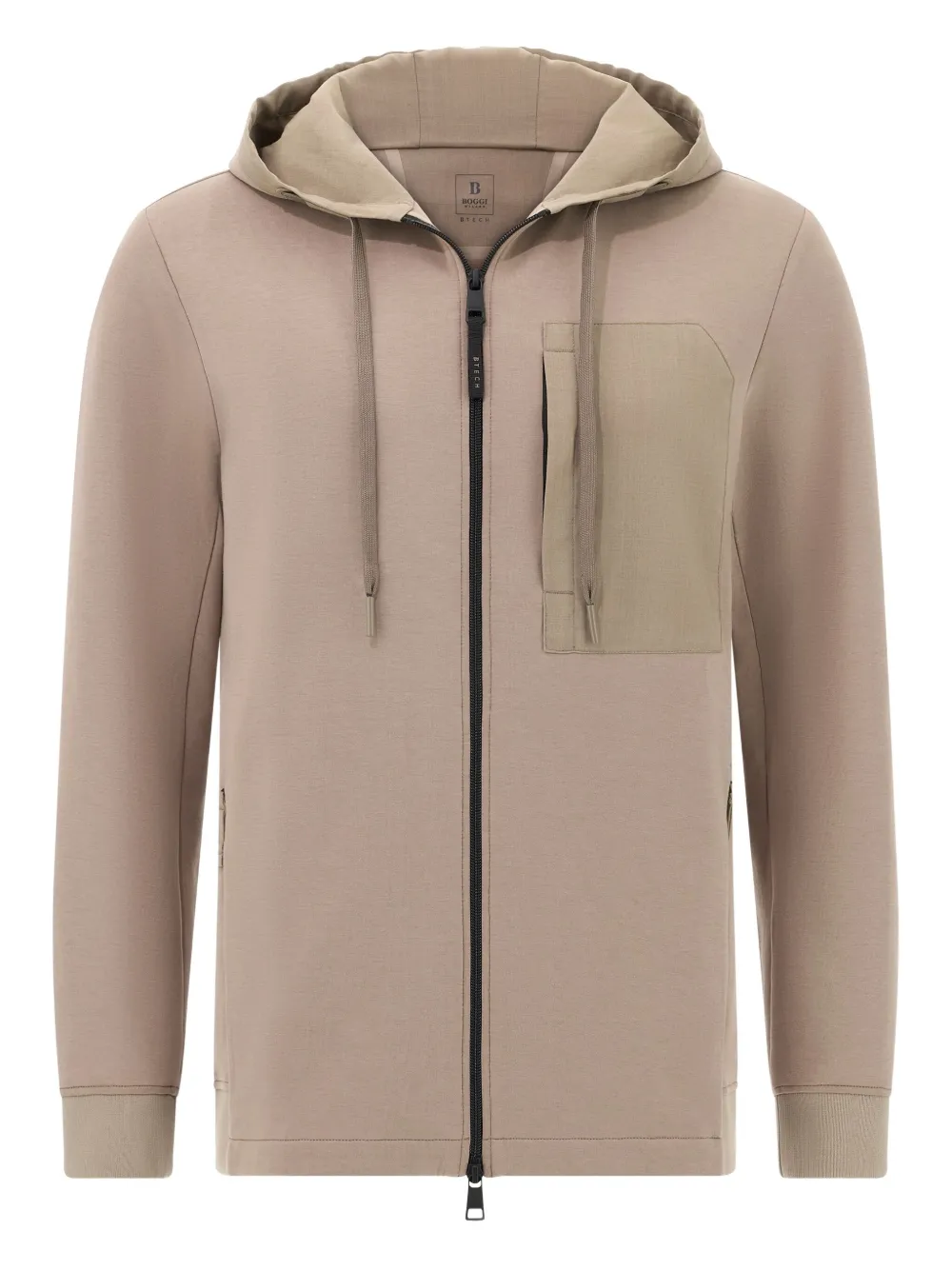 Boggi Milano zip-up sweatshirt | Neutrals | Image 1