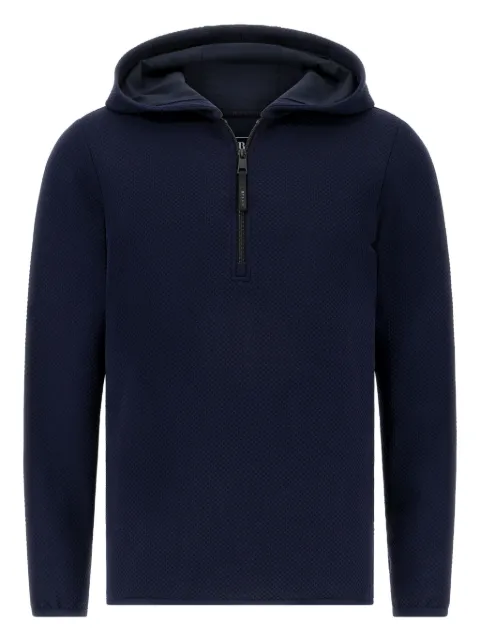 Boggi Milano half-zip hooded sweatshirt